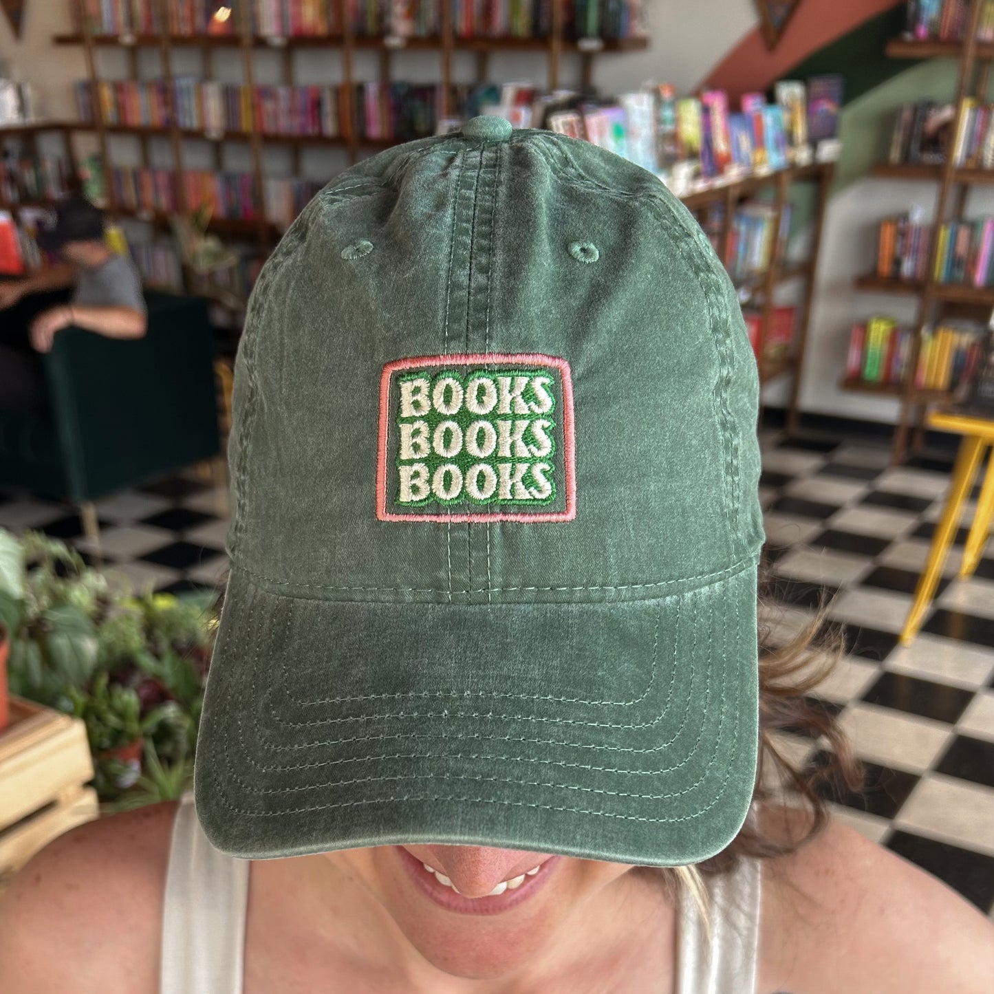 Books Books Books Dad Hat