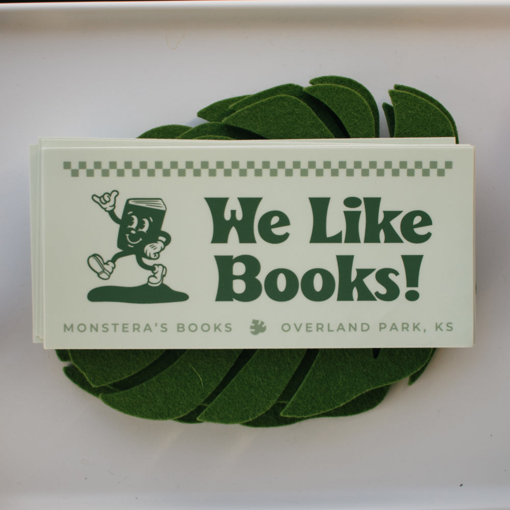 We Like Books! Bumper Sticker