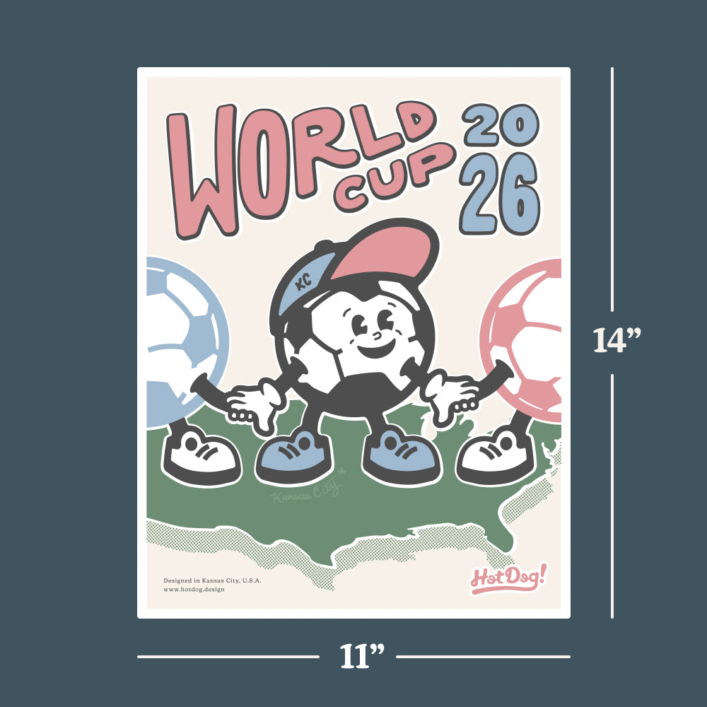 2026 World Cup Poster - 11x14 Art Print
