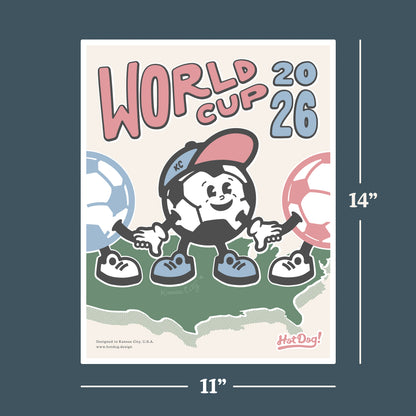 2026 World Cup Poster - 11x14 Art Print