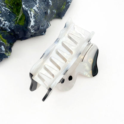 White Ghost Hair Claw Clip, Cute Halloween Hair Clip