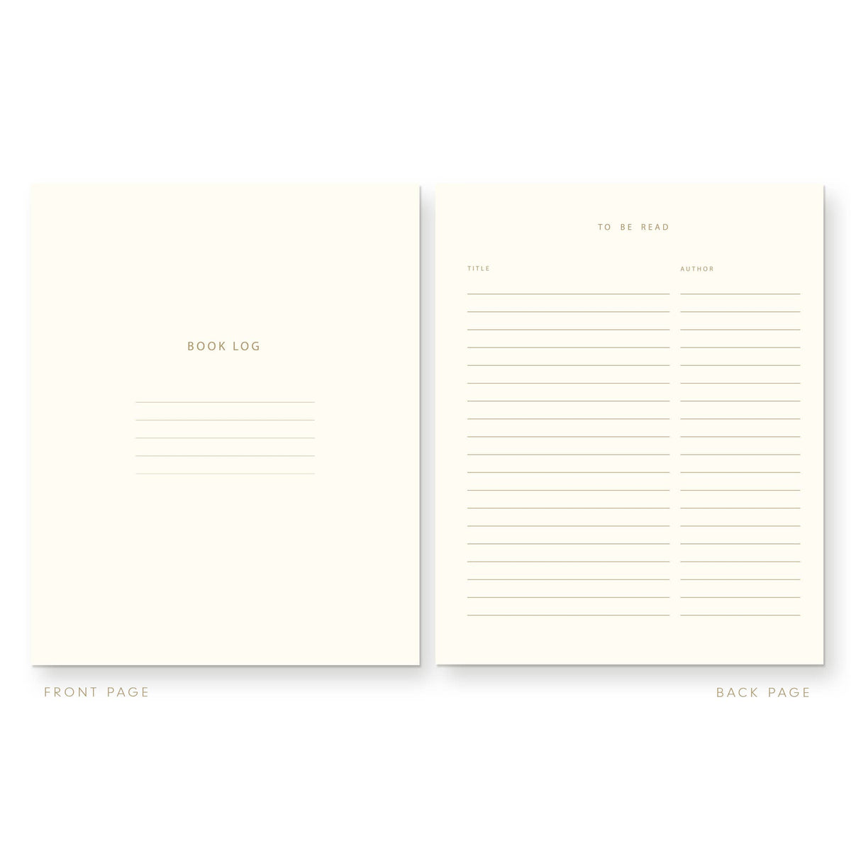 Read and Reviewed Book Log Reading Journal : Sunset Pink