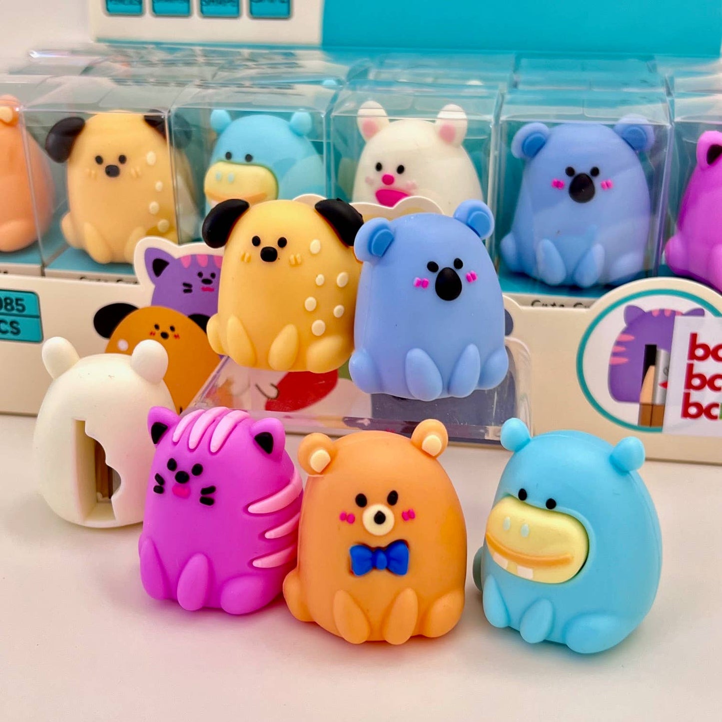 33319 ROUND ANIMALS PENCIL SHARPENER-24