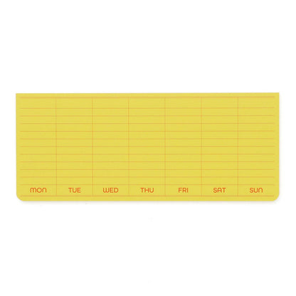 Sticky Memo Pad/ Weekly