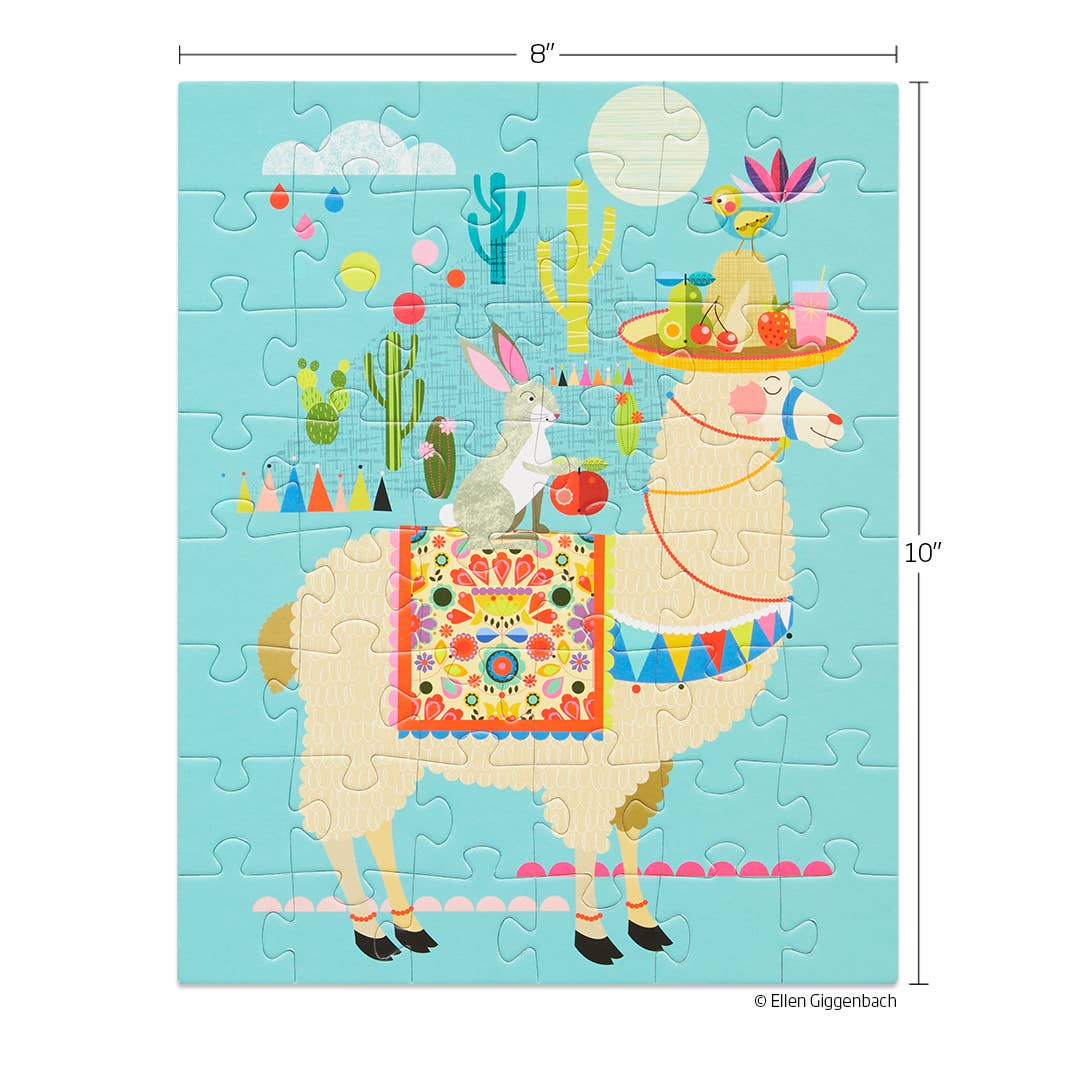 Llama Llyft | 48 Piece Kids Puzzle Snax