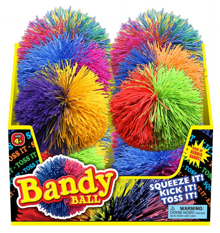 Bandy Ball Stretchy Stringy Balls for Kids 24-Unit Display