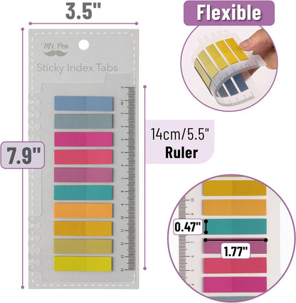 Transparent Sticky Tabs 1600 Count