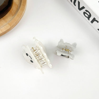 White Ghost Hair Claw,Halloween Hair Clip