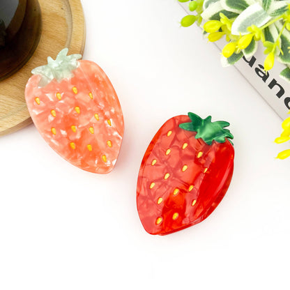 Strawberry Hair Clip,Fruit Claw Clip