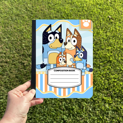 Bluey-Composition Notebook Cover