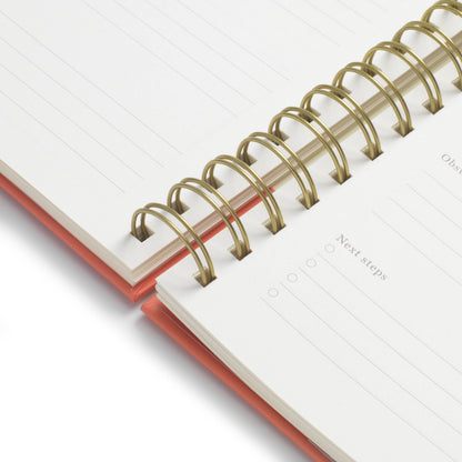 Daily Planner, Undated, Hardcover B5 Spiral - Gradient Orb