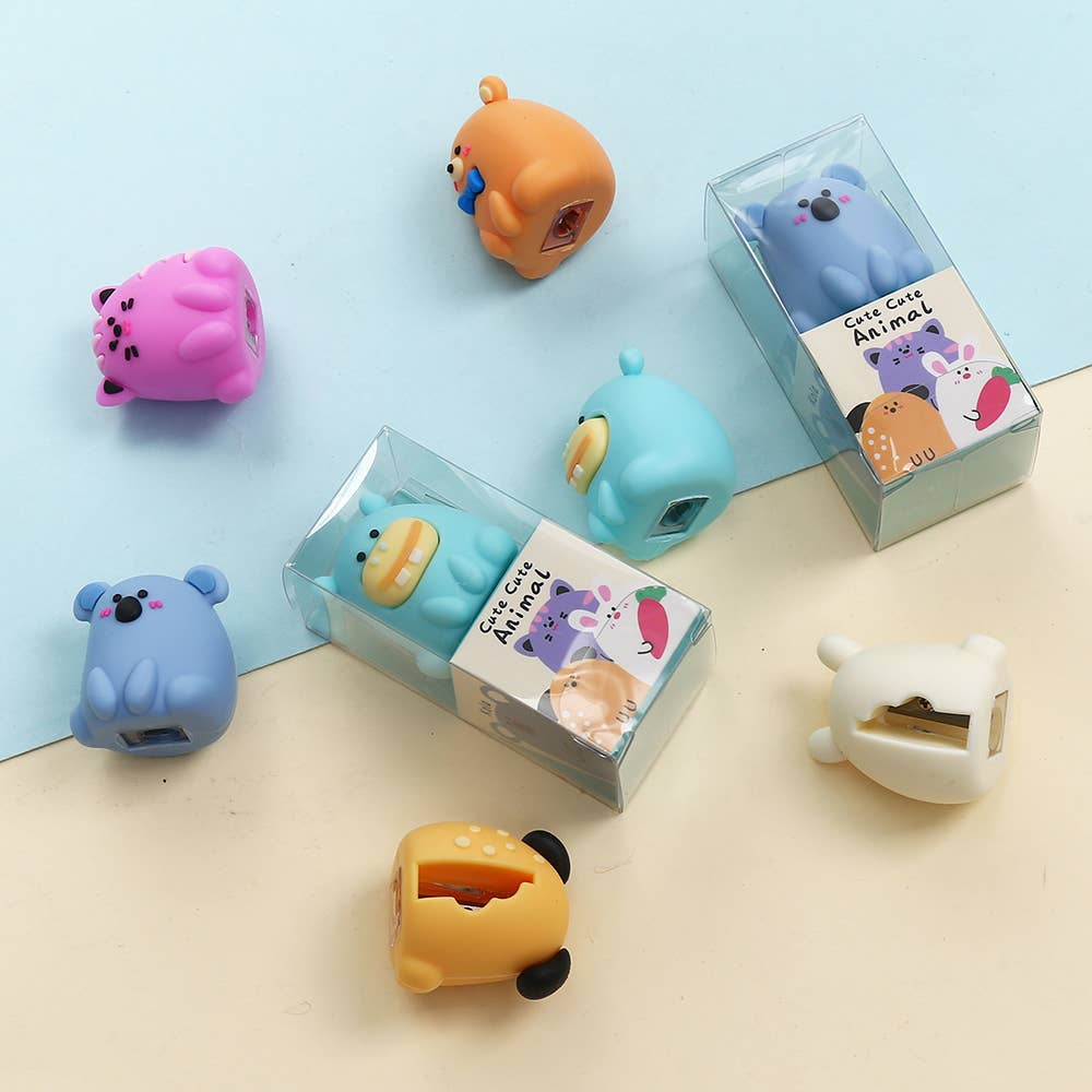 33319 ROUND ANIMALS PENCIL SHARPENER-24