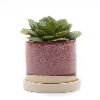 Minute Handmade Ceramic Planter Indoors Pot With Saucer