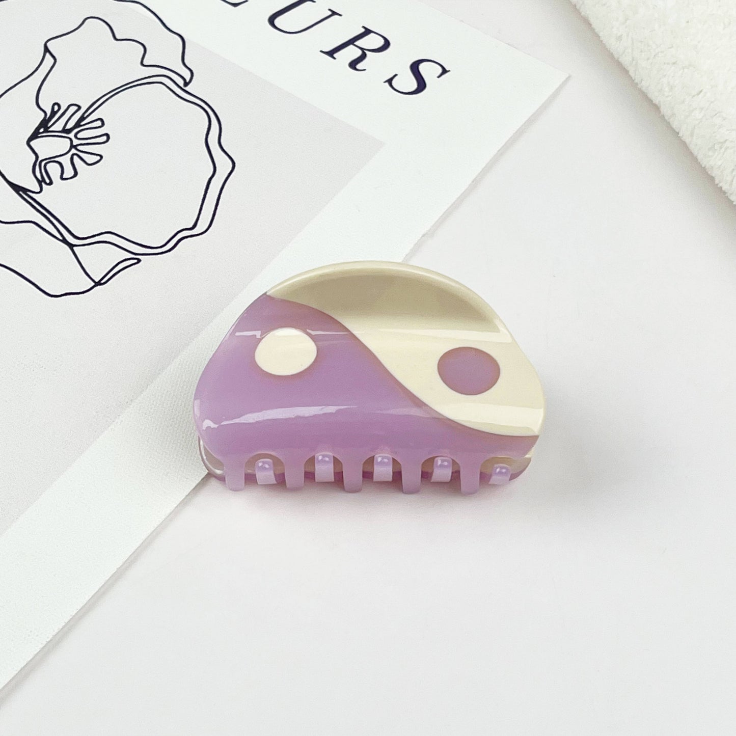 Balance Yin Yang Claw Hair Clip, Eco-Friendly