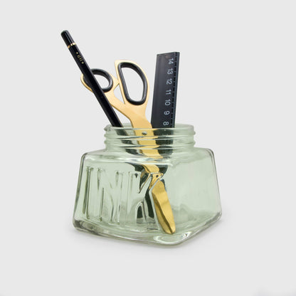 Inkwell Desk Tidy - Classic glass pencil pot