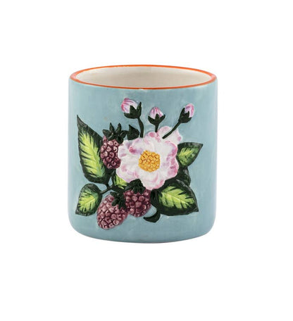 Floral & Berry Planter – Decorative  #34078