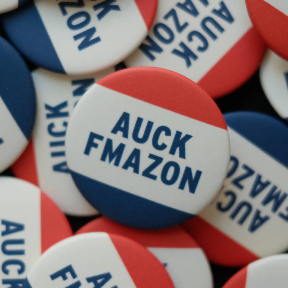 Auck Fmazon - Mini Tech-Hater Button