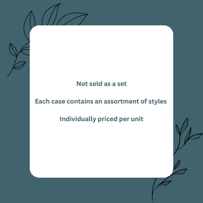 Blue/White Small Planters - 6 Asst - 3"D