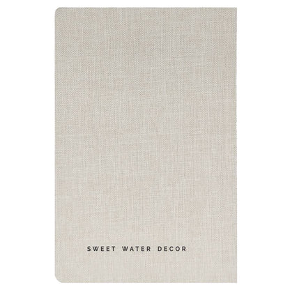 Tan One Line A Day Fabric Journal - Stationery Gifts