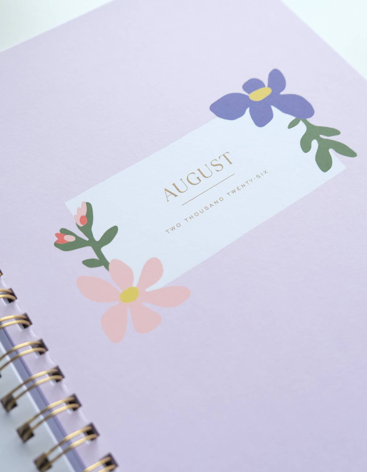 2026 Fullsize Softcover Planner, Primary Blooms