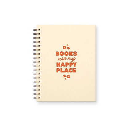 Books Are My Happy Place Book Log Reading Journal