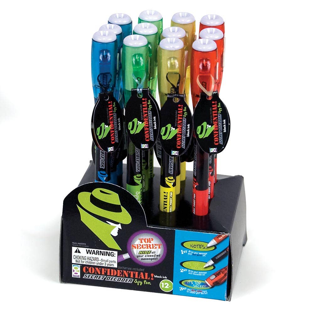 Confidential Secret Decoder Spy Pen  12/Ds