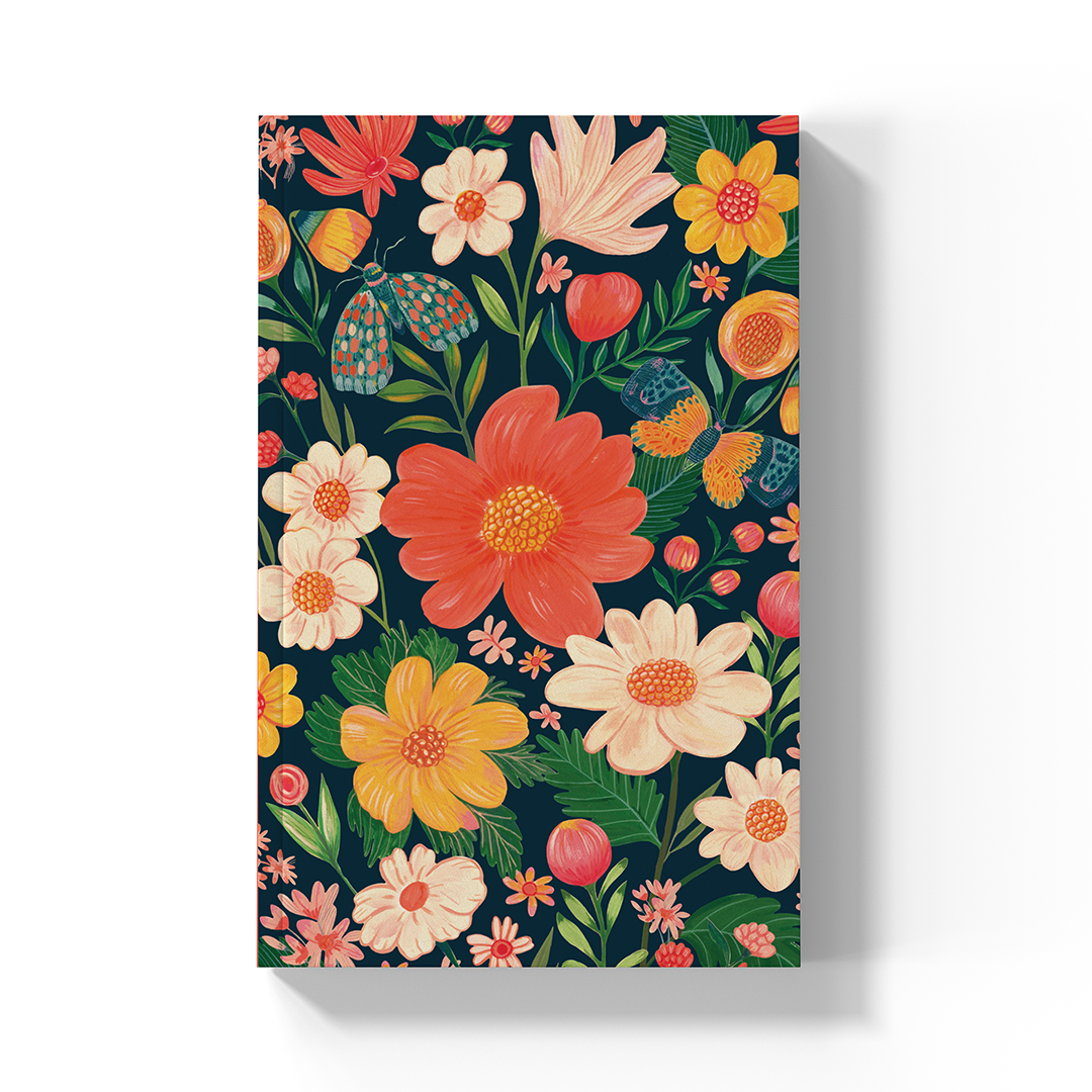 A Beautiful Garden Soft Touch Layflat Notebook | LFC2210L
