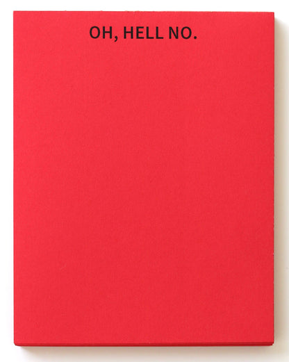 Oh Hell No Notepad