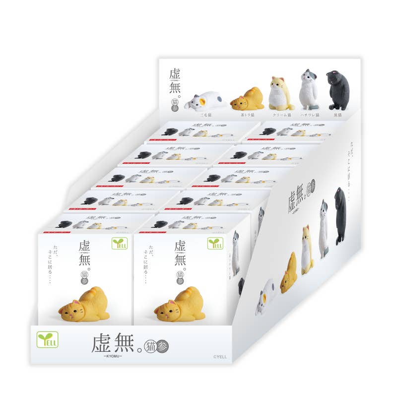【JAPANESE BLIND BOX】FEEL NOTHING CAT 3 BLIND BOX