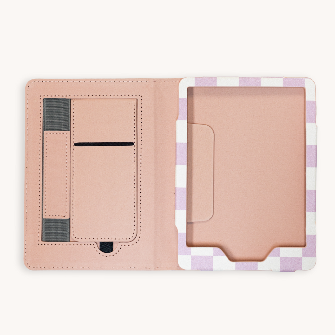 Purple Checker Kindle Case | Bookish & Reading