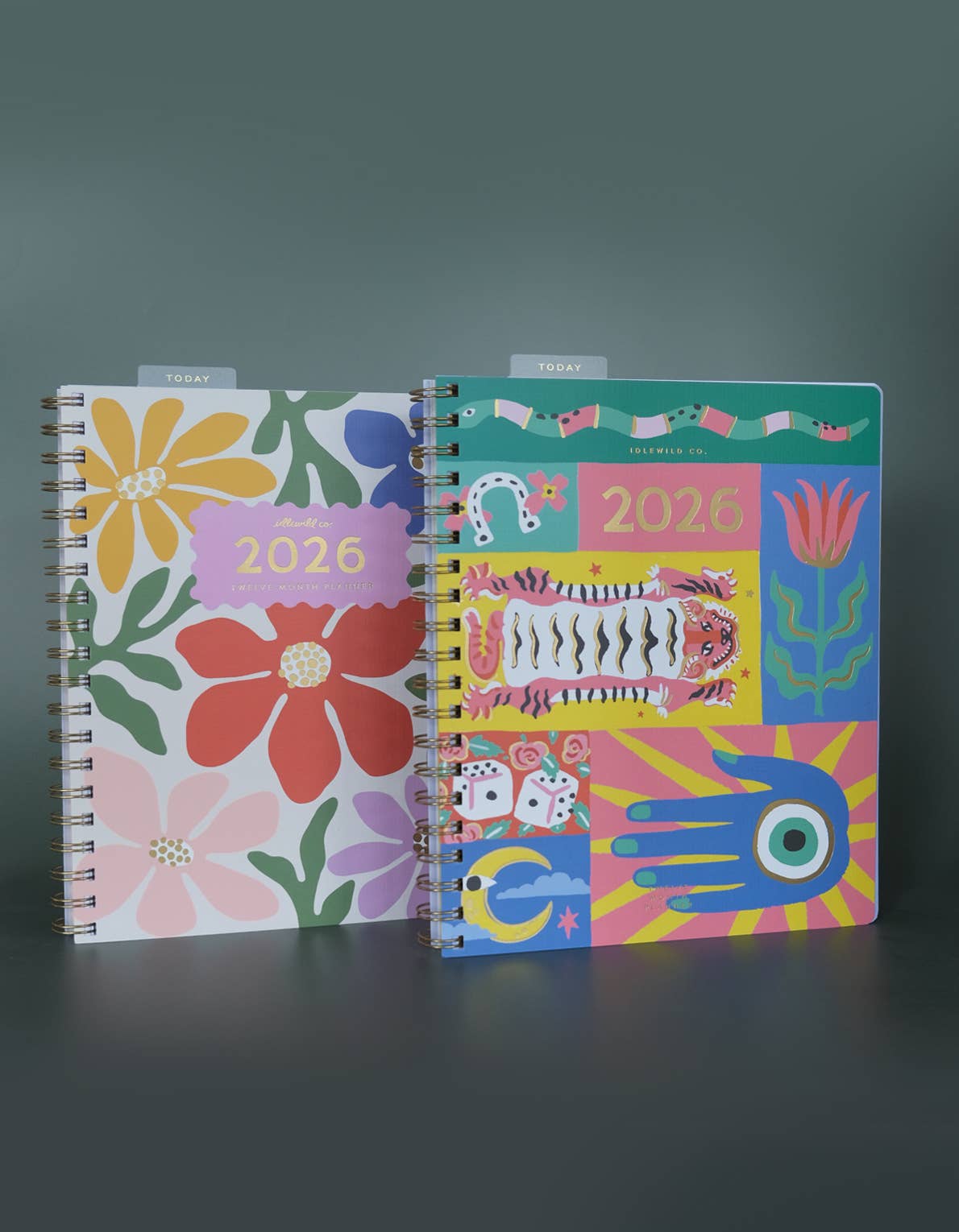2026 Fullsize Softcover Planner, Primary Blooms
