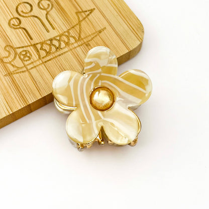 1.4'' Mini Metal Flower Hair Claw Clip