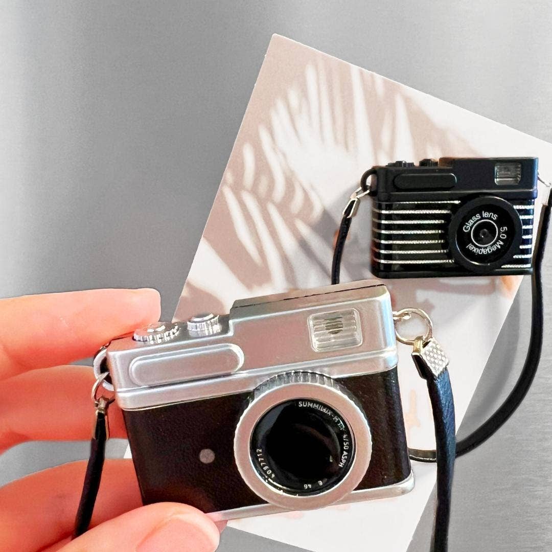 Retro Camera Fridge Magnet for Photographers & Retro Lovers