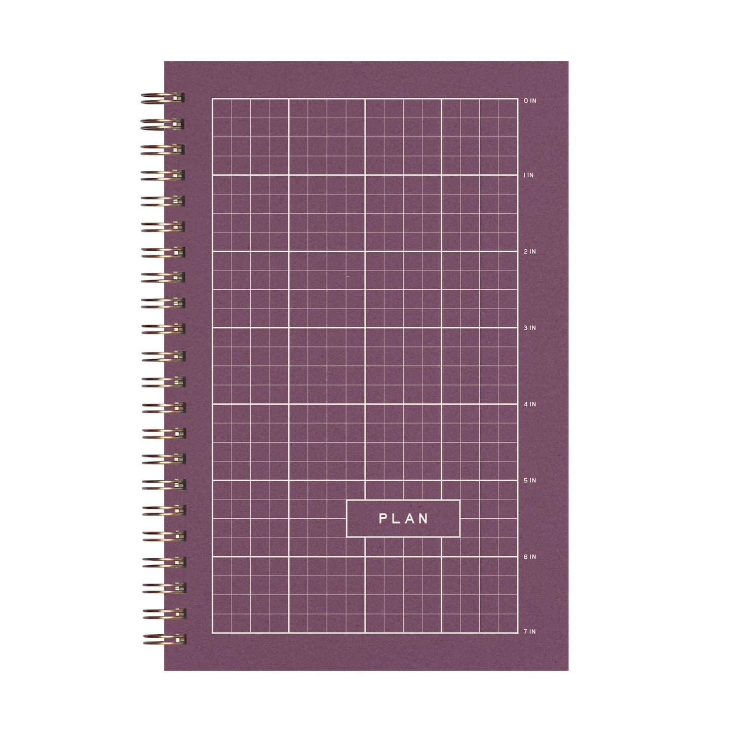 Ruler Grid Undated Weekly Planner Journal