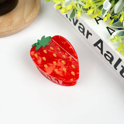 Strawberry Hair Clip,Fruit Claw Clip