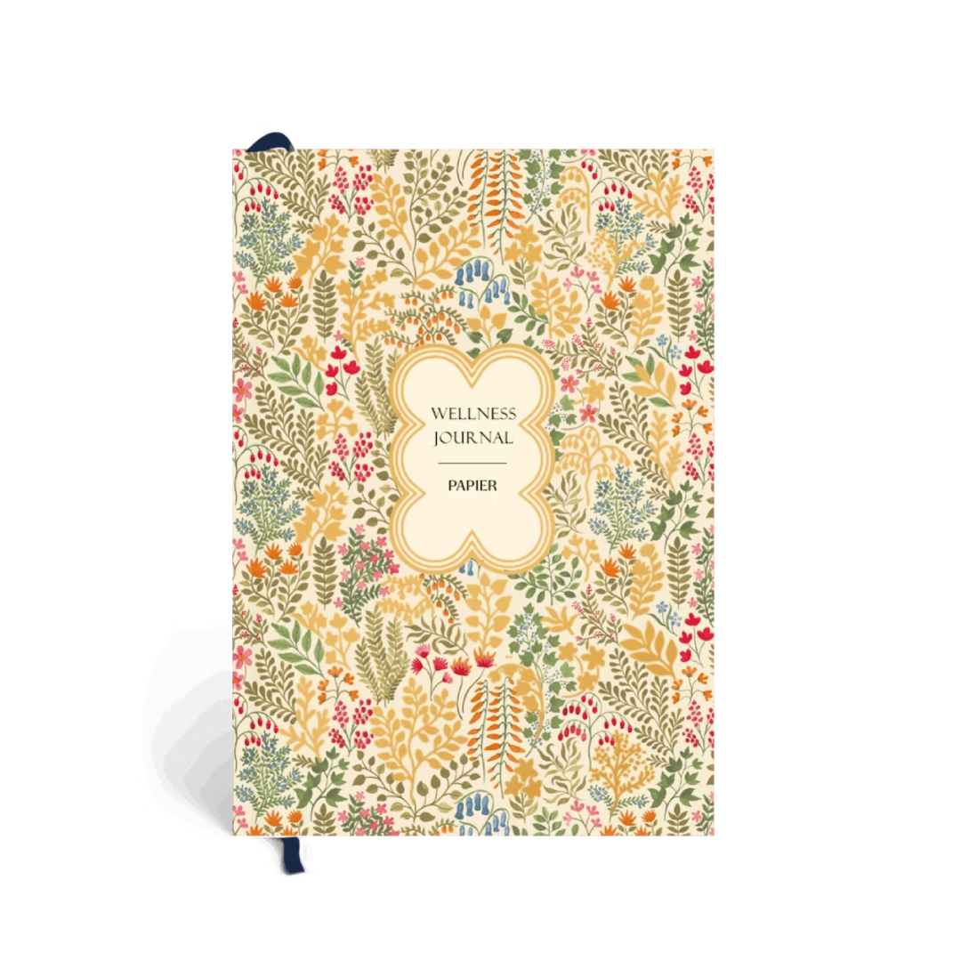 Guided Wellness Journal, Foiled, A5 Hardcover - Fairy Flies