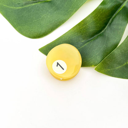 Mini Billiard Ball Acetate Claw Clip, Colorful Hair Clip