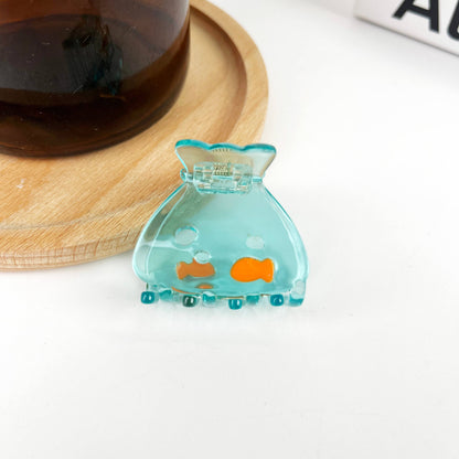 Fish Tank Hair Clip,Acetate Claw Clips