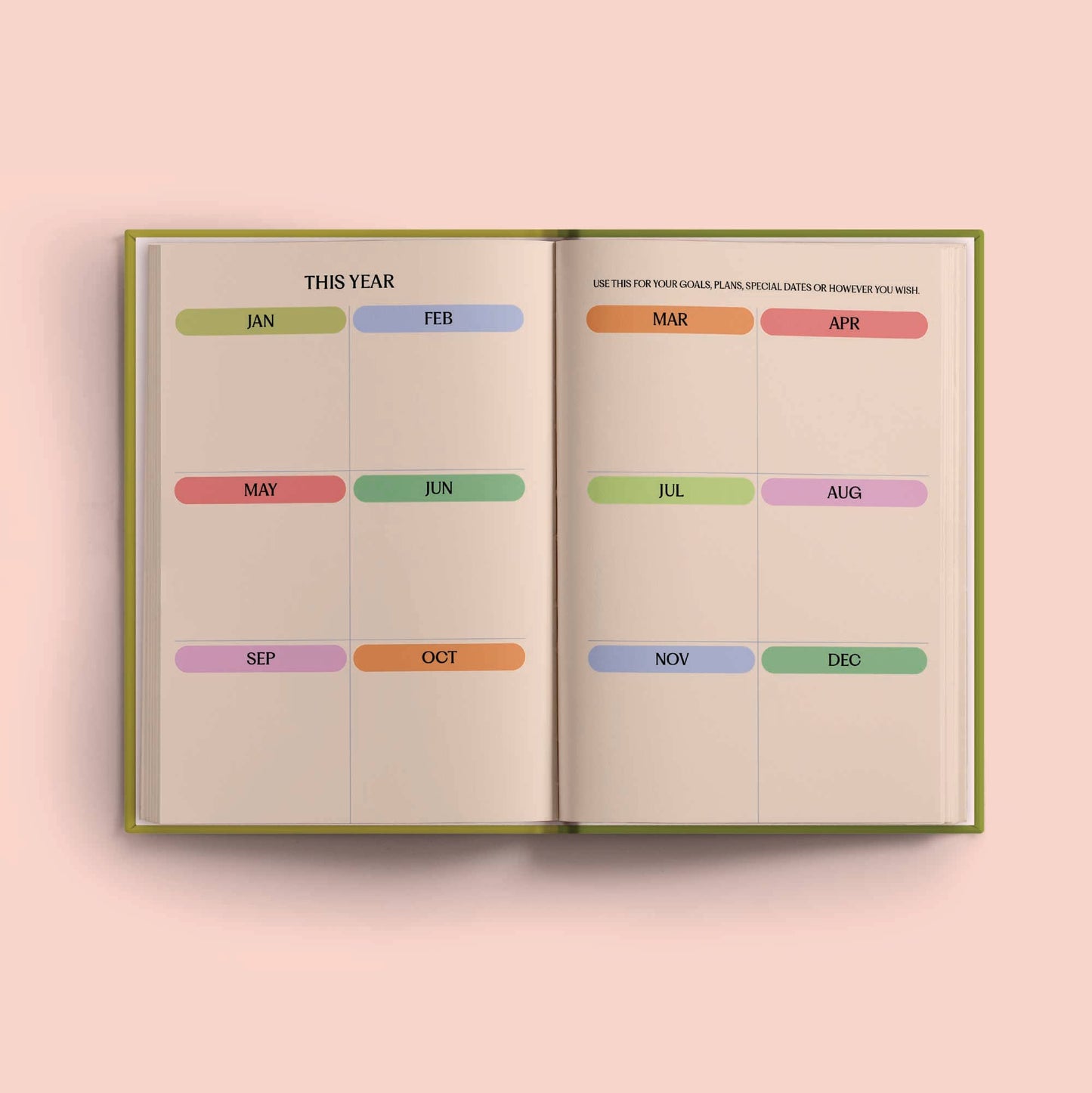 2026 Weekly Planner | Diary Agenda A5 | Les Fleurs