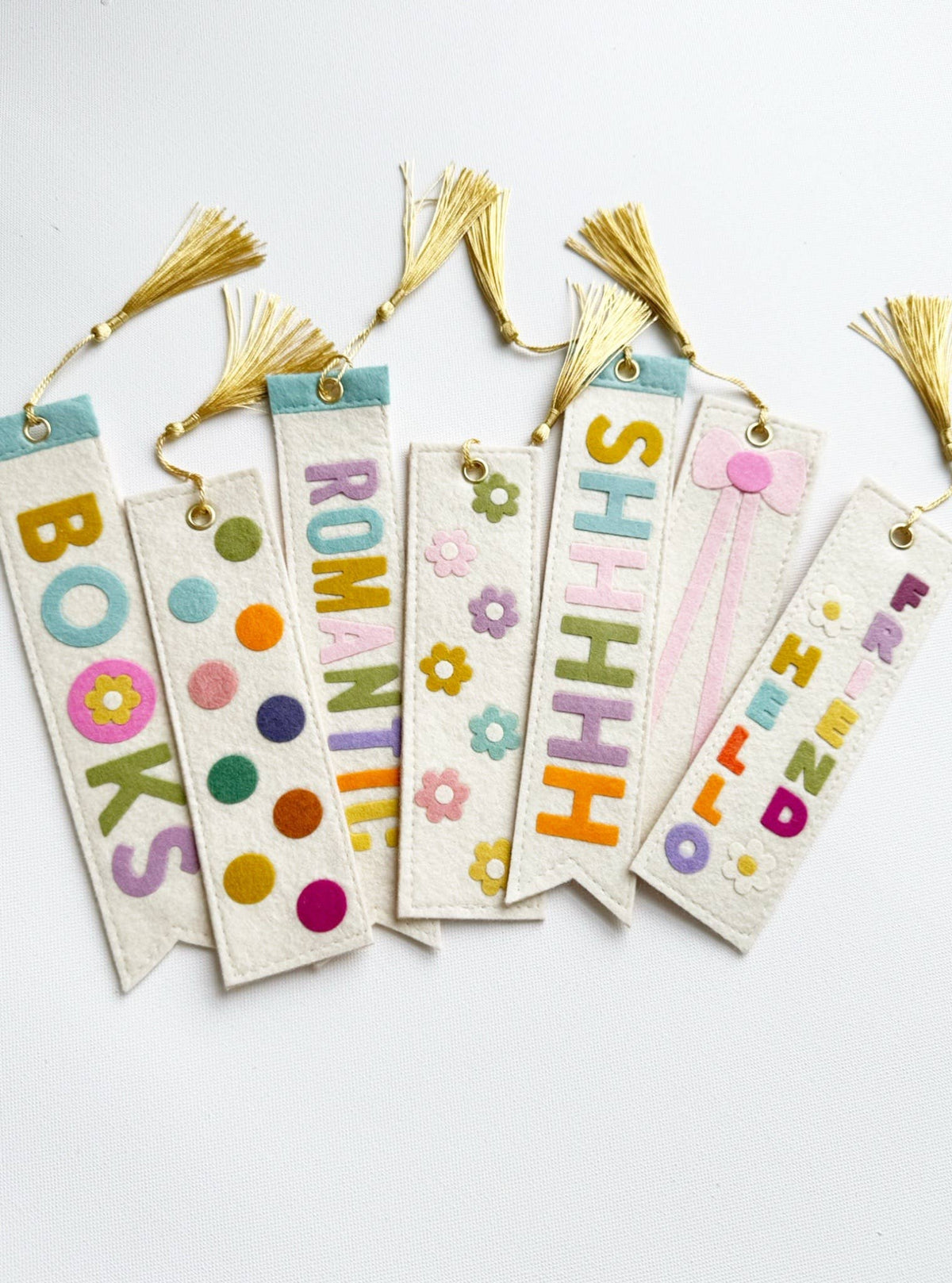 Books Flag Bookmark (Pastel) 
