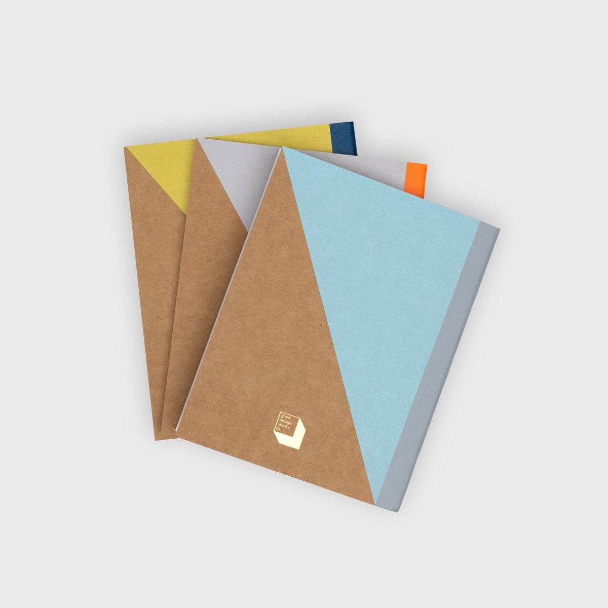 Cat Notebook - Screen-printed pack of 3 ruled pocketbooks