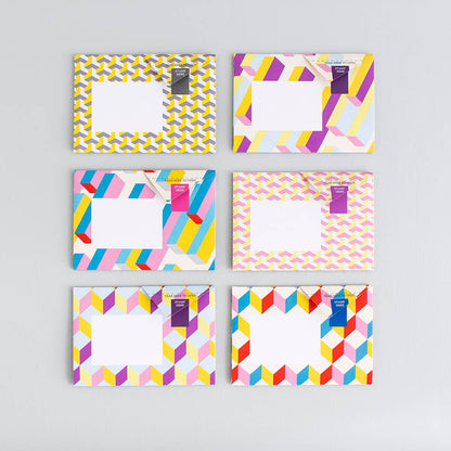 Urban Pigeon, Colorful Folding Letter Pack, Pack of 6
