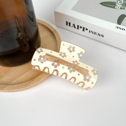 Summer Flower Claw Clip