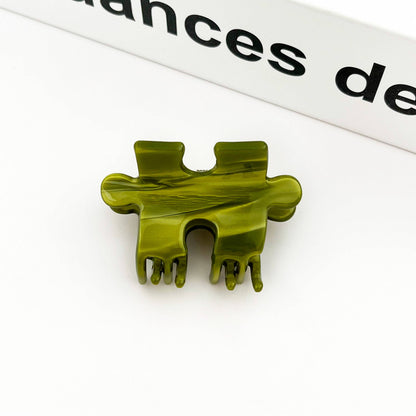 Acetate Puzzle Shape Hair Claw Clip