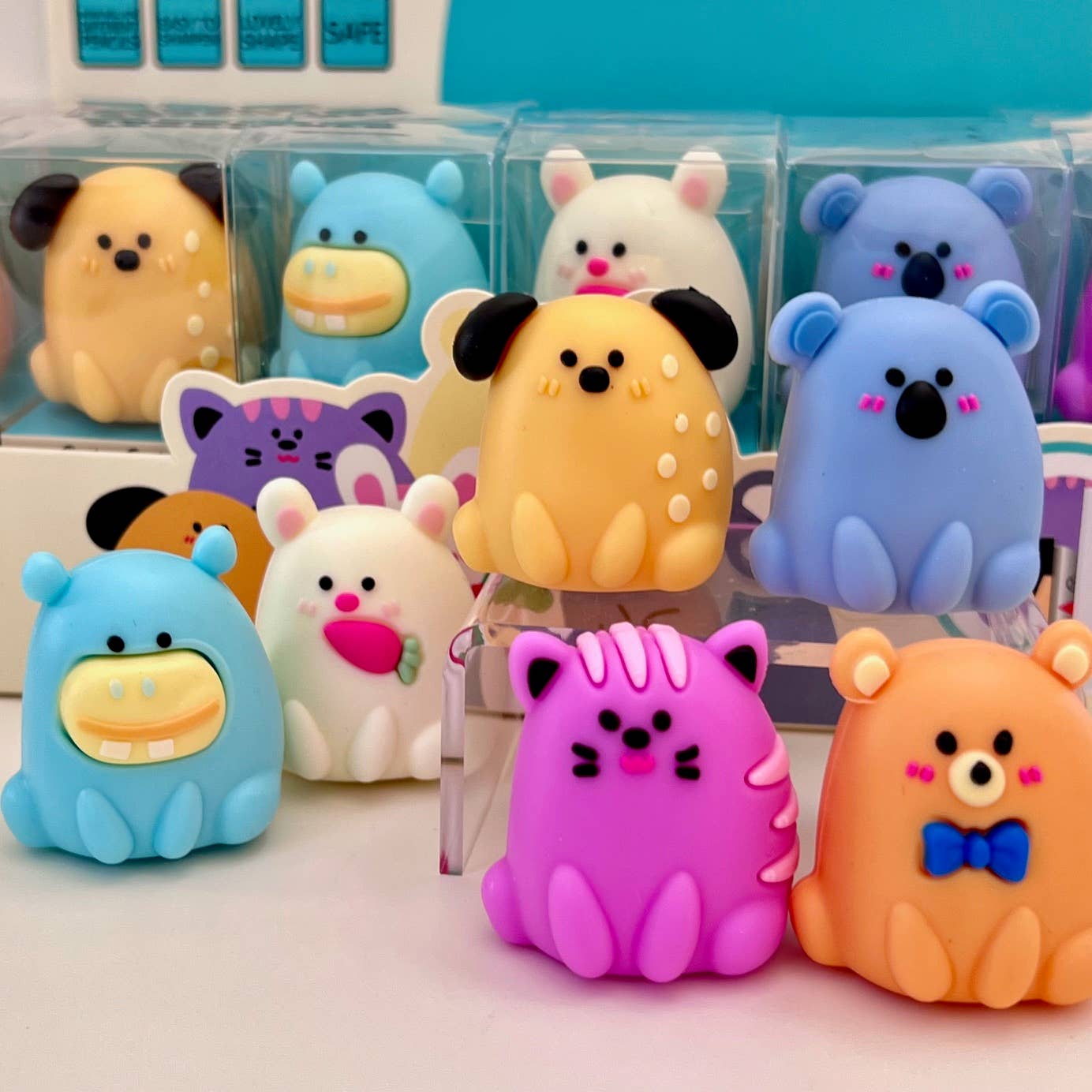 33319 ROUND ANIMALS PENCIL SHARPENER-24