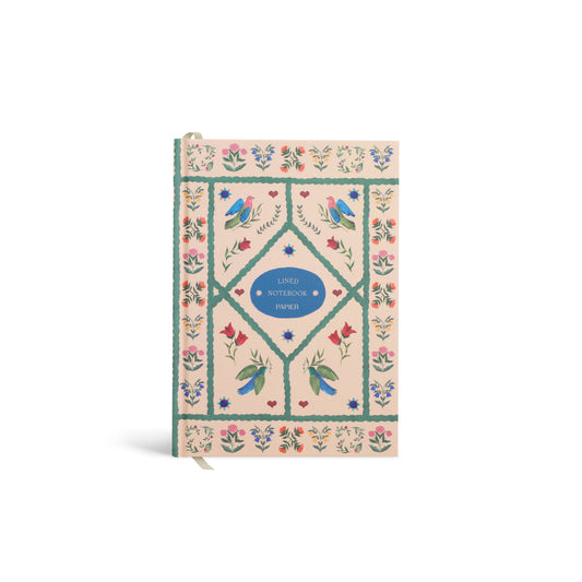 Lined Notebook, A5 Hardcover - Quilted Daydream
