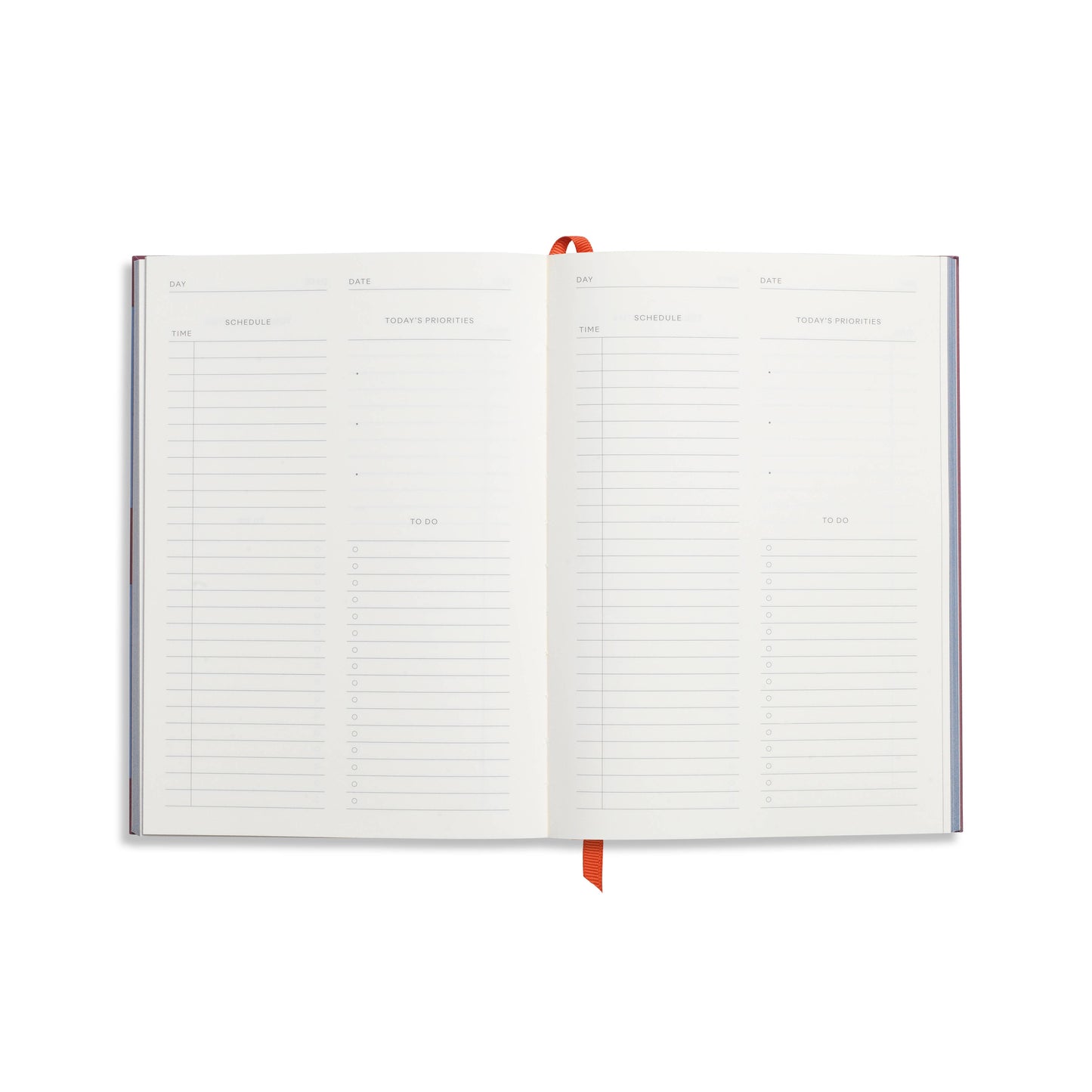 Page a Day Planner, Undated, A5 Hardcover - Floral