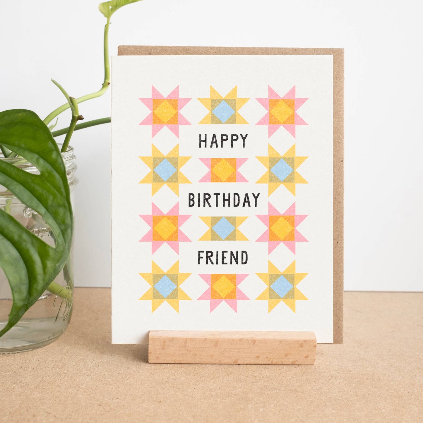 Birthday Friend Quilt Card