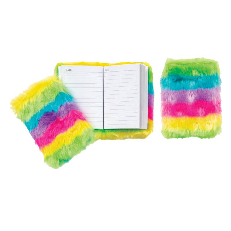 FURRY RAINBOW MEMO  12/BAG