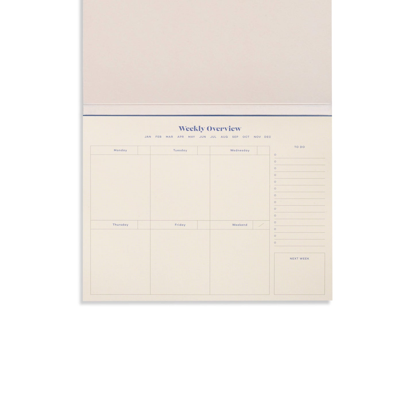 Weekly Desk Planner, Undated - Joy